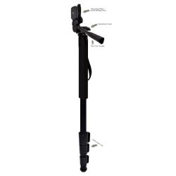 Professional Black 72" Monopod / Unipod (Quick Release) For Canon EF 40mm f/2.8 STM