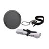 Lens Cap Side Pinch (37mm) + Lens Cap Holder + Nw Direct Microfiber Cleaning Cloth For Canon VIXIA HF M30